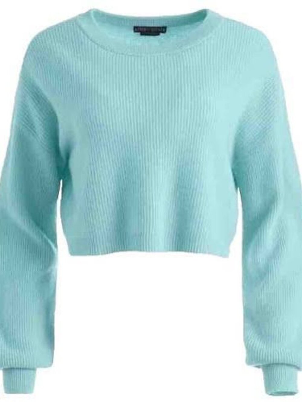 Alice + Olivia Classics Light Blue Cropped Sweater Size S